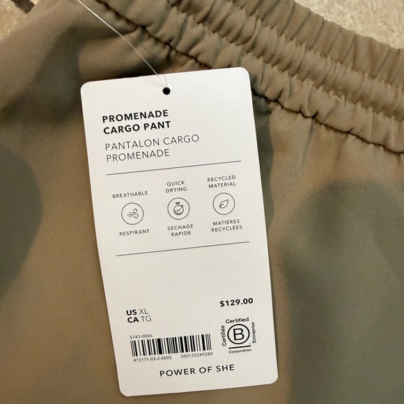 Athleta Promenade Cargo Pant NWT XL - Picture 4 of 4